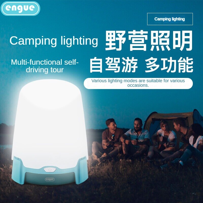 Сверхъяркий фонарь для кемпинга с зарядкой через USB и литиевой батареей, непревзойденное удобство, длительное освещение