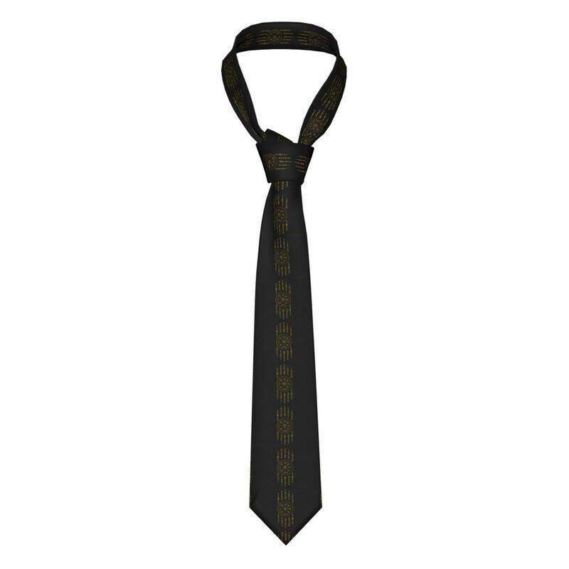 Cravatta per uomo cravatte Skinny formali classico Vegvisir True Wedding Tie Gentleman stretto