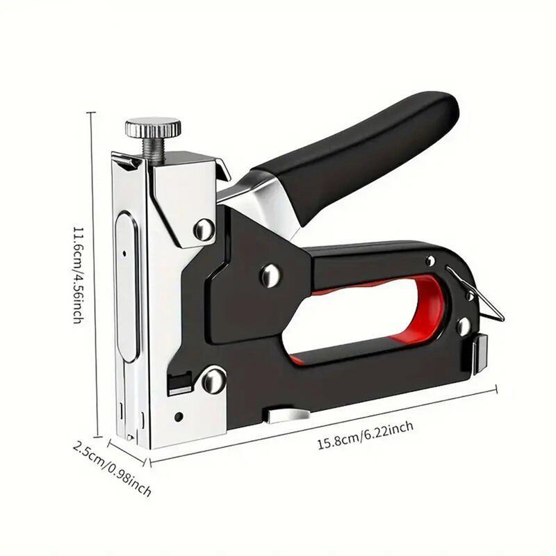 Manual Staple Machine Furniture Stapler Nail Staple Tool Reusable Manual Steel Nails Machine Tool For Carton Wood And House