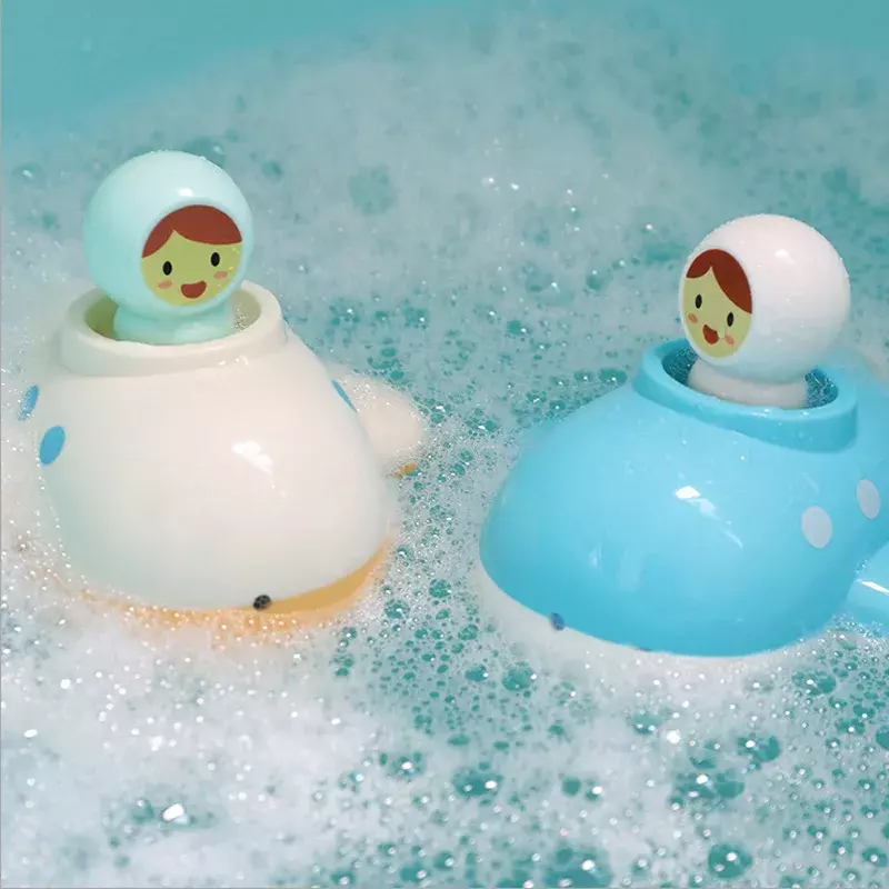 Bambini bagno acqua che gioca giocattoli catena barca nuotare galleggiante cartone animato sottomarino neonato educazione precoce bagno regali da spiaggia