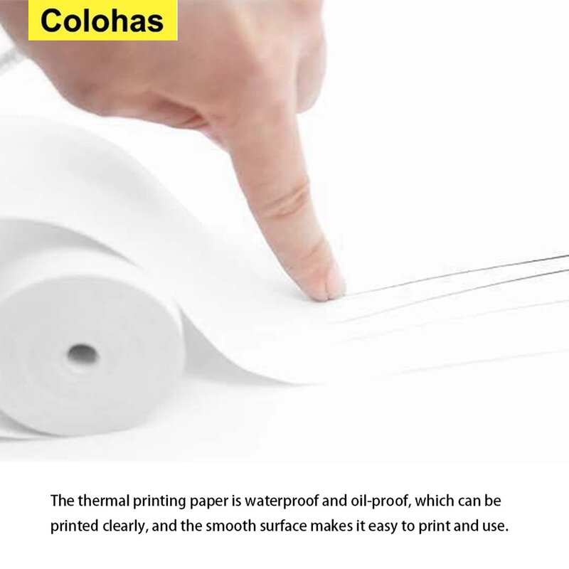 57*25mm Thermal Paper White Children Camera Instant Print Kids Camera Printing Paper Replacement Accessories Parts 10/15/20/30