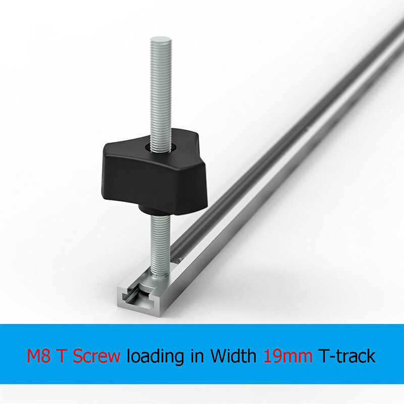T Track Woodworking t-slot Aluminium Miter t-track t-slot Miter Track Jig klem T sekrup perlengkapan slot untuk gergaji/Router alat meja