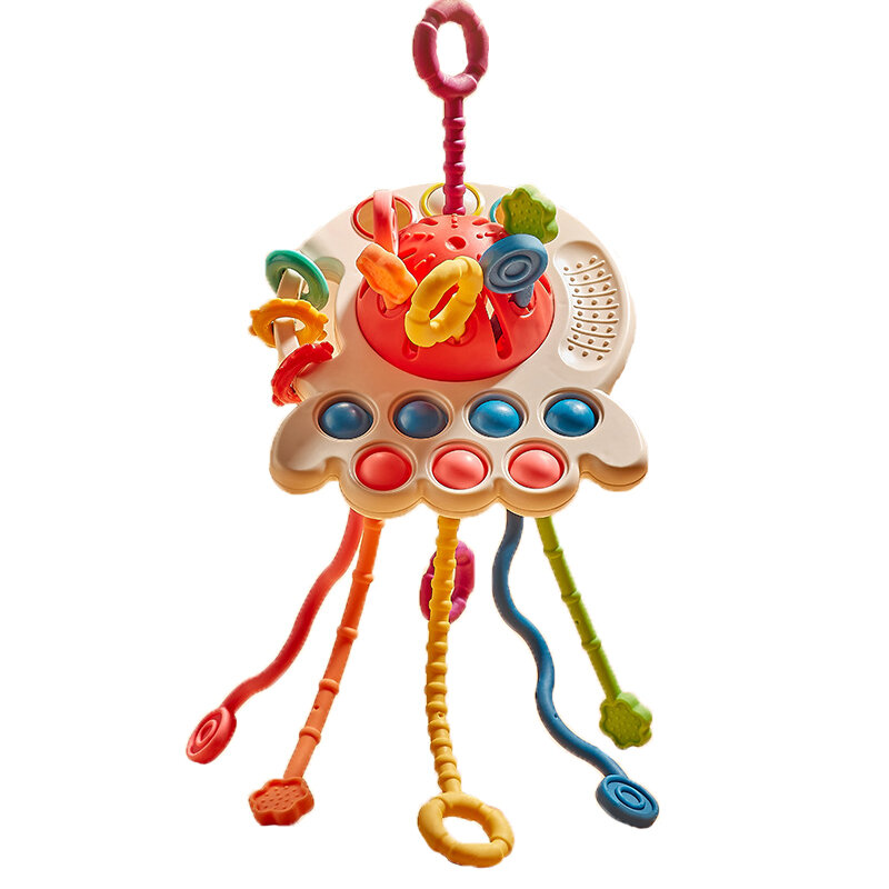 Gioco di sviluppo Fine Motor Sensorial Baby Toy Pull String giocattoli sensoriali Montessori attività giocattoli educativi per bambini 1 2 3 anni