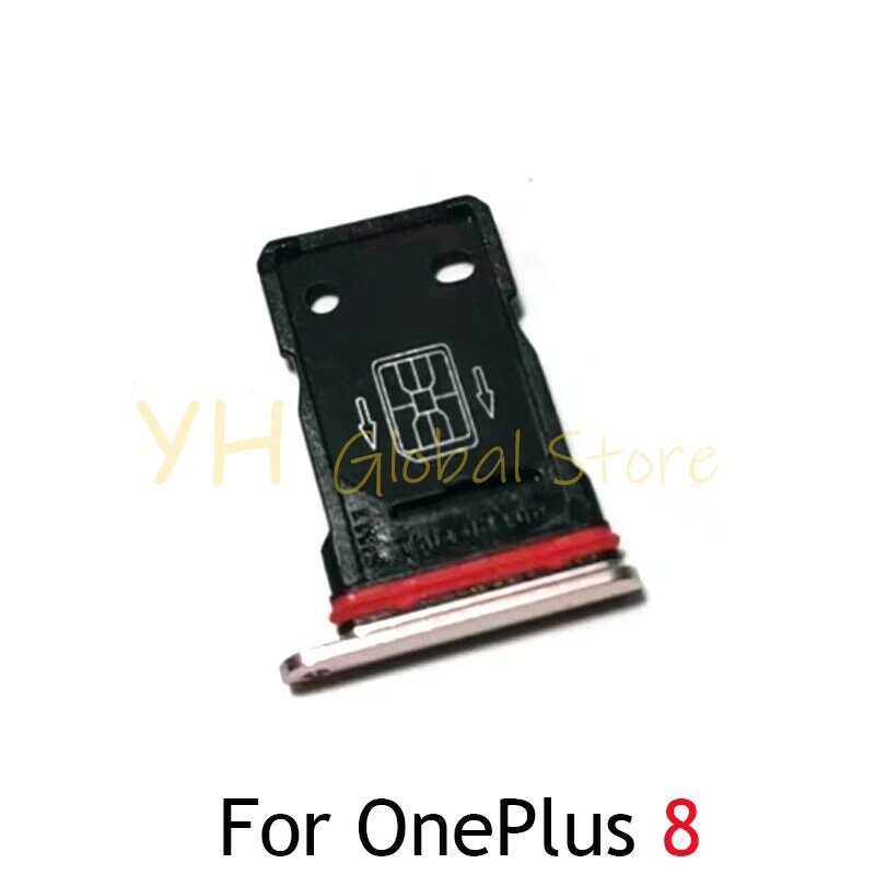 5PCS For Oneplus 8 8T Pro 1+8 1+8T 1+8Pro Sim Card Slot Tray Holder Sim Card Repair Parts