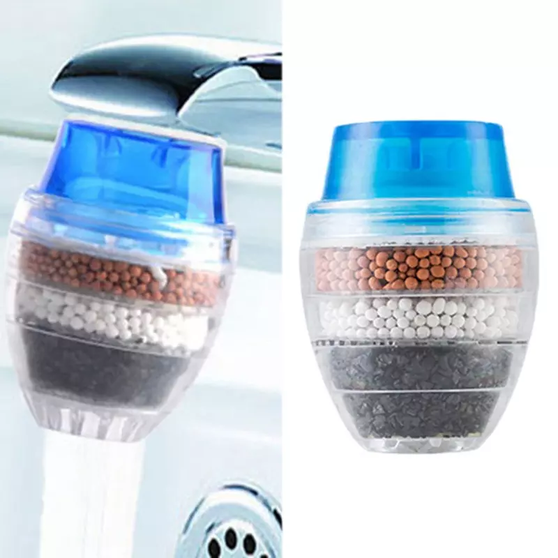 Water Tap Filter Kitchen Tap Filtration Activated Carbon Removes Chlorine Fluoride Heavy Metals Hard Water Softener
