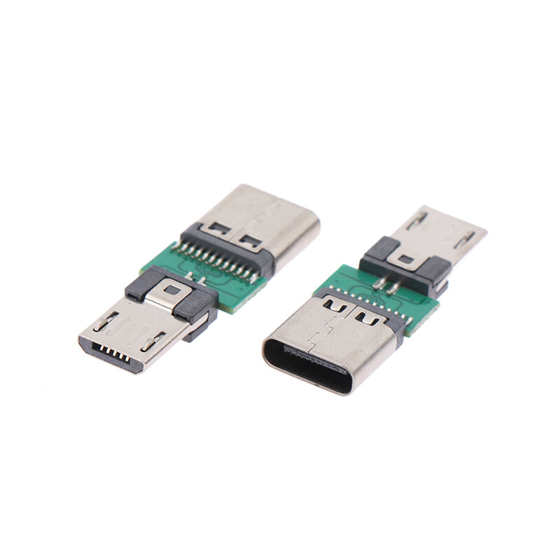 Adaptador USB tipo C hembra a Micro USB macho, conector tipo C, adaptador de cargador Micro USB