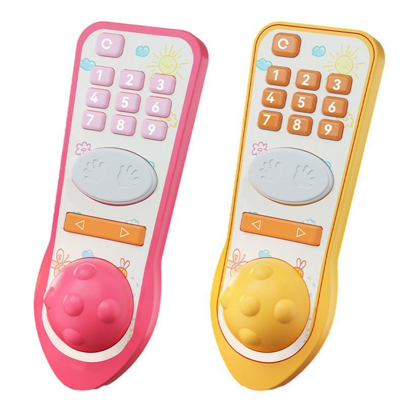 Remote Control Toys TV Remote Control Toy With Light And Sounds Hand Eye Coordination Educational  Funny Montessori Toys