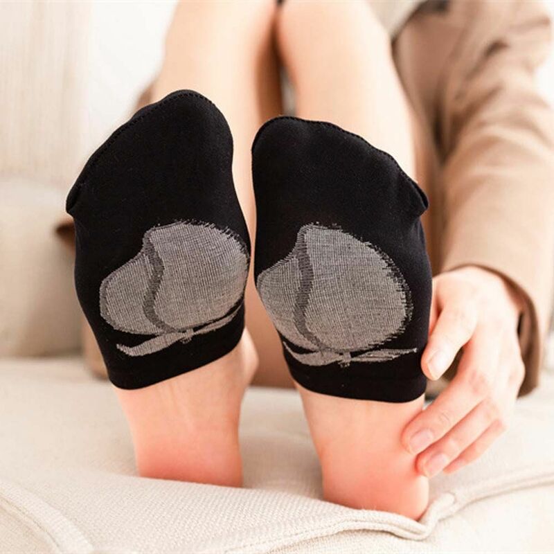 High Heels Thin Invisible Non-slip Velvet Sweat Invisible Socks Hosiery Forefoot Socks Half Foot Socks