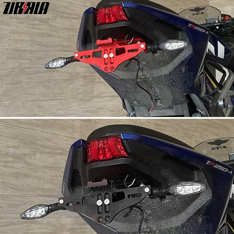 FOR BMW F800R F800 R 2014 2015 2016 2017 2018 2019 2020 Rear License Plate Holder Bracket with Light Tail Tidy Fender Eliminator