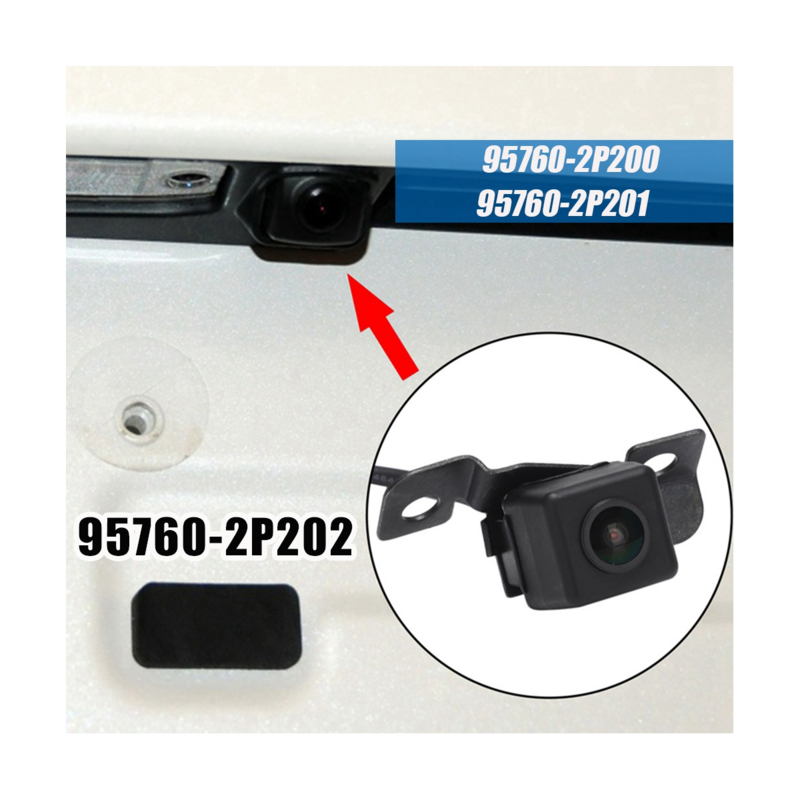 車用リアビューカメラ,リアパーキングアシストシステム95760-2p200,2009-2012,バックアップアシストカメラ957602p200