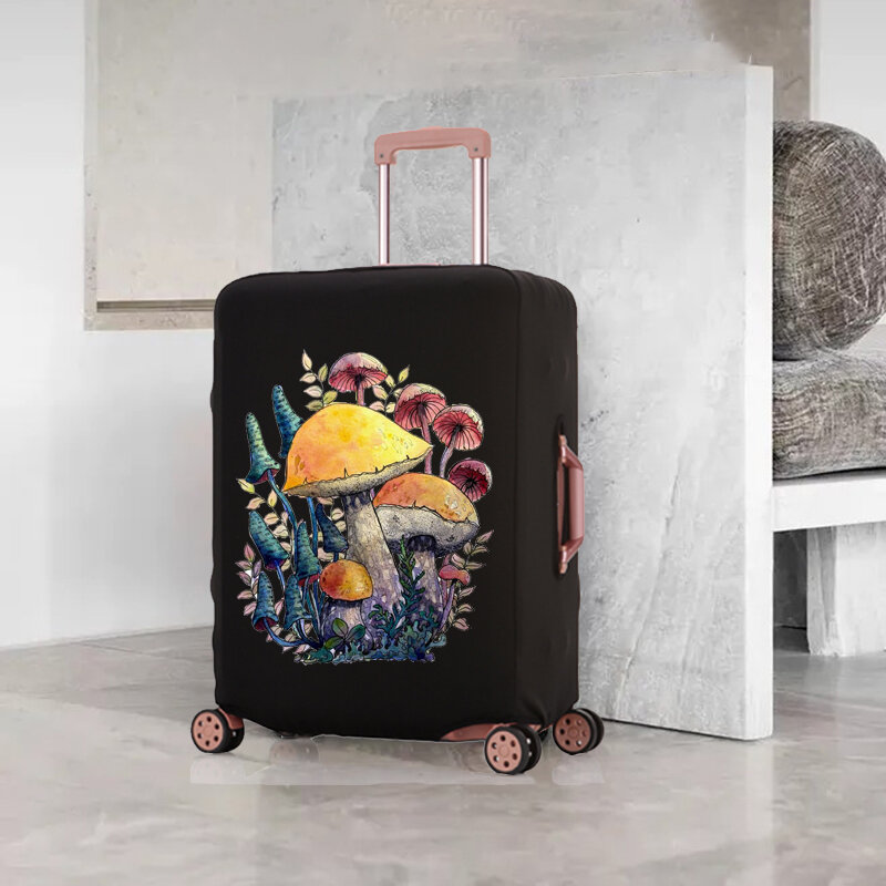Моющаяся Защитная крышка для чемодана с принтом в виде грибов