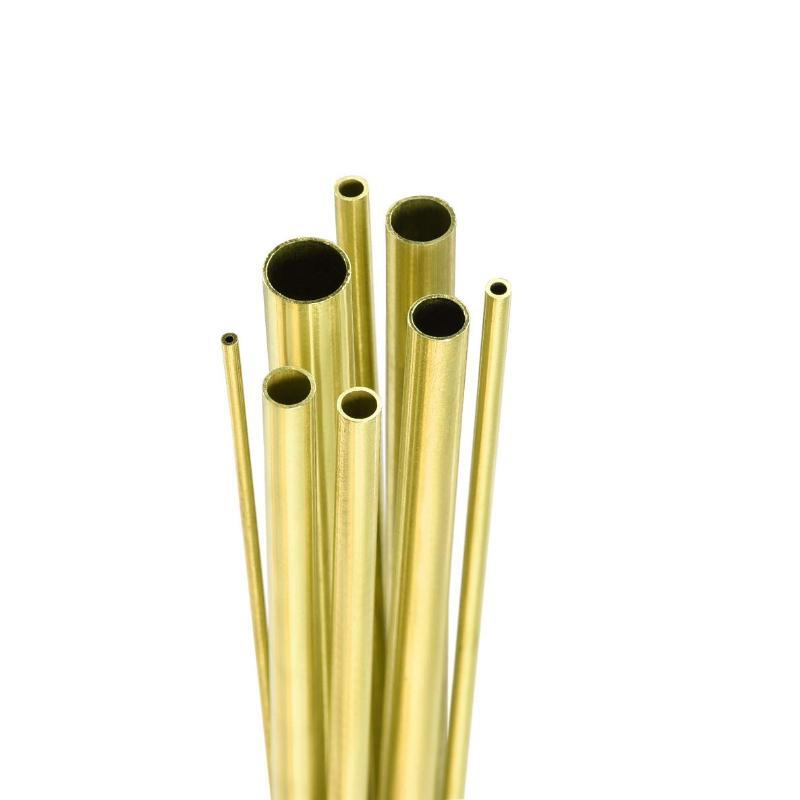 1 pcs Brass Tube Diameter 2/3/4/5/6/7/8/9/10/12/14/16/18/20/23/25mm Length 200mm/300mm/500mm Seamless Round Pipe Tubing