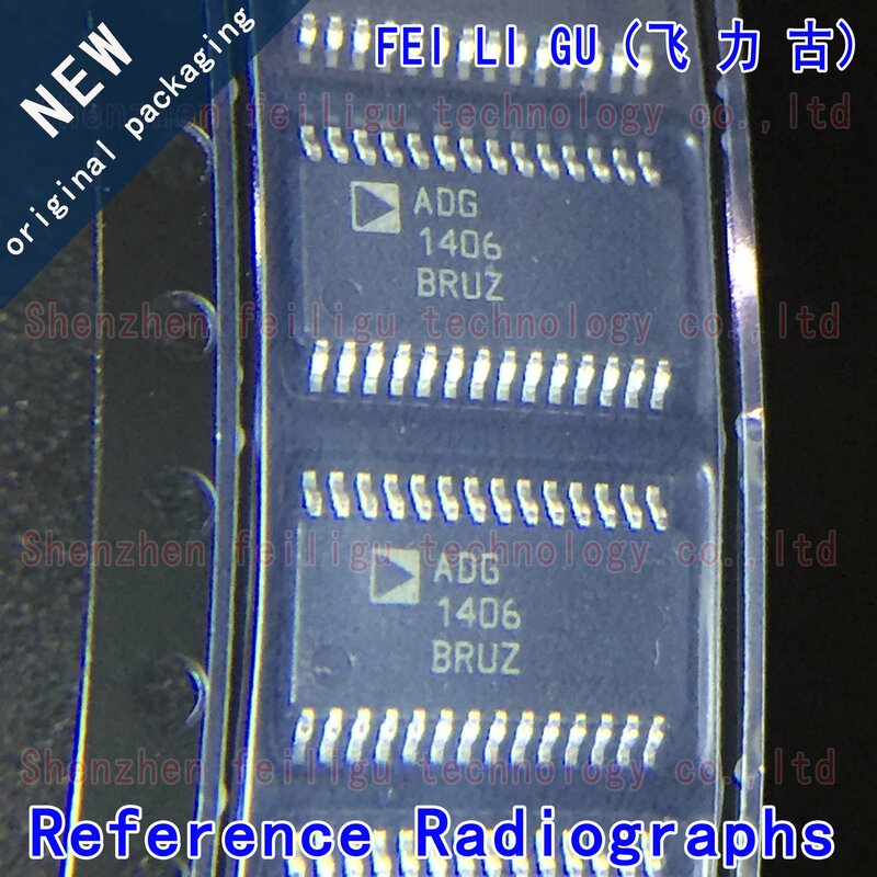 1 ~ 30 buah 100% ADG1406BRUZ-REEL7 asli baru Chip adadg1406 Paket: TSSOP16 sakelar Analog/Chip Multiplexer