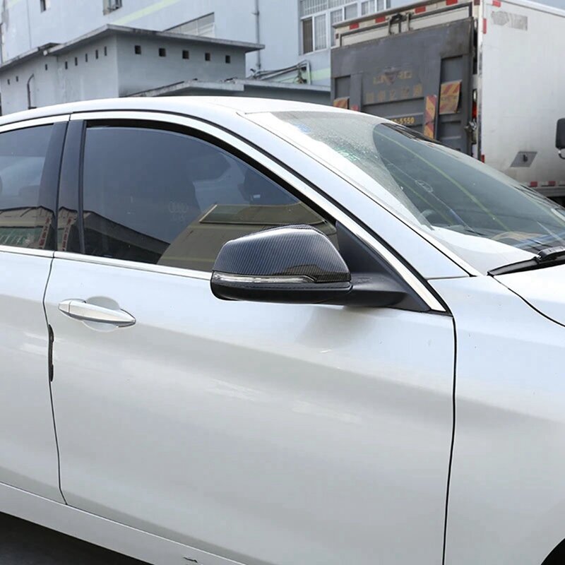 Cubierta de espejo retrovisor lateral de coche, accesorios de carcasa embellecedora ABS para BMW serie 1, 2, F45, F46, X1, F48, 2016-2021
