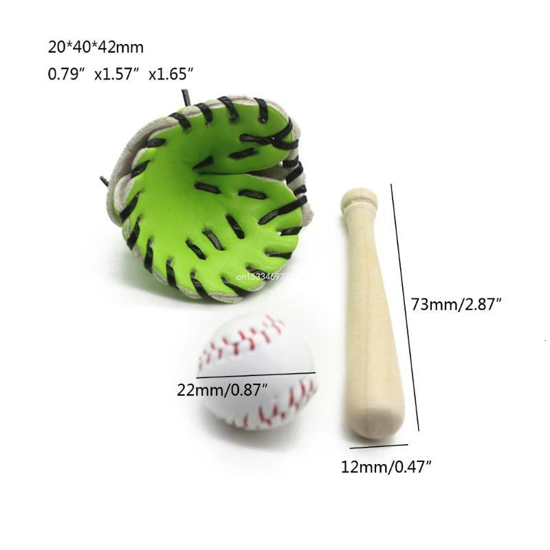 Neugeborenen Fotografie Requisiten Outdoor Baseball Softball 3-teiliges Set Sport Freizeit Liefert Baseball Thema für Jungen