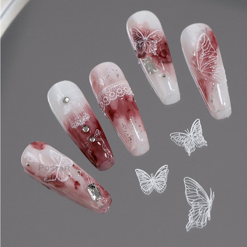 Molde silicona para decoración uñas, estampado flores 3D, plantillas para uñas, moldes resina, molde para manicura