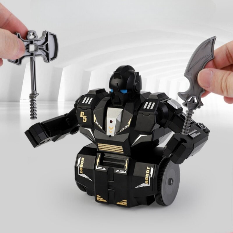 2.4g Intelligent Matchmaking Robot Toys Fighting Boxing Spinning Sparring Children's Remote Control Toys Birthday Gift