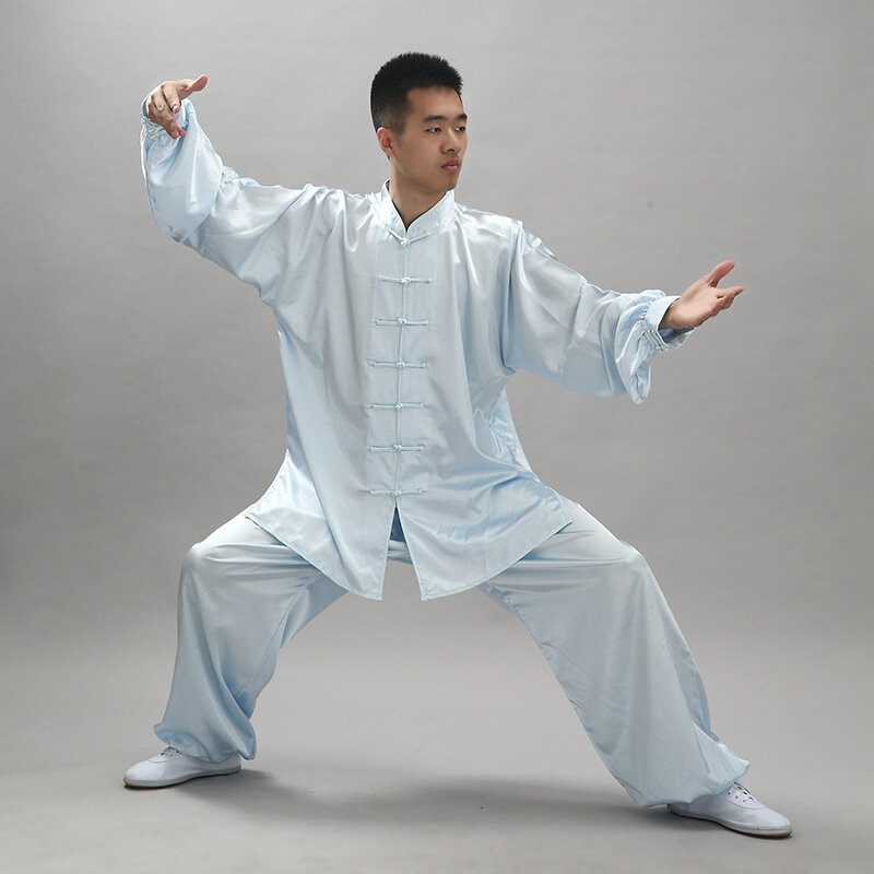 ชุดออกกำลังกายสำหรับทุกเพศเสื้อผ้าวูซูเครื่องแบบไทชิของจีน