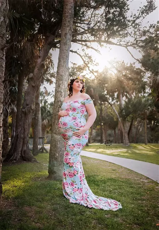 Платье для беременных с коротким рукавом стрейчевое хлопковое платье для беременных