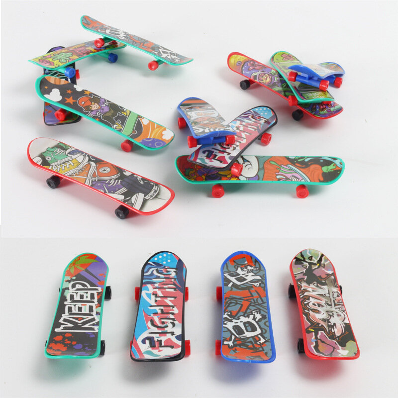 Mini Finger Skateboard plastica Finger Finger Skateboard Toys tradizionale classico ragazzi e ragazze giocattoli divertenti regalo di compleanno di natale