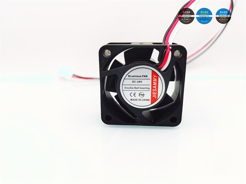 40*40*20MM JIESAMMY double ball bearing 4020 4CM alarm function 24V 0.07A high-speed cooling fan