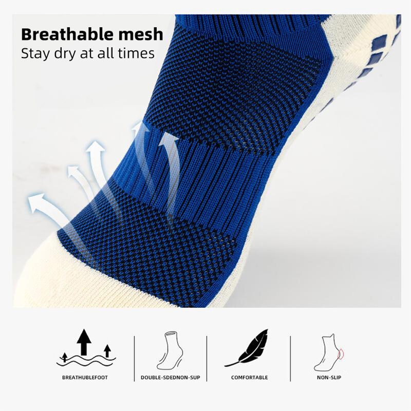 Running Socks Sports Non-slip Basketball Wear-resistant Cycling Anti-slip Training Sock Shock Absorption Friction Strip Socks