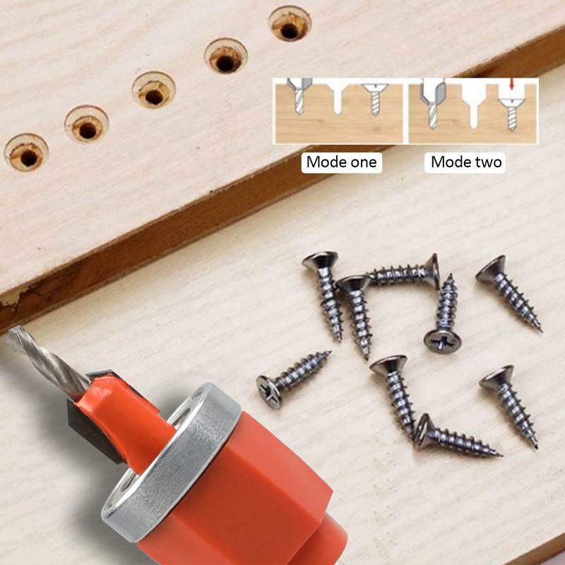 Countersink Drill Bit Wood Hole Timber Working Drill Bits Countersink Drill Tool Replaceable Drill Bits For Softwood Hardwood