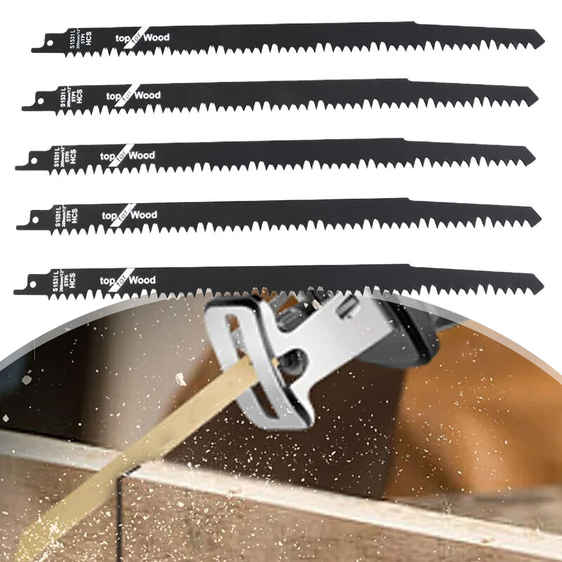 12in s1531 Bimetall-Säbels äge blätter elektrisches Holz schneiden schneiden geschliffene Zähne Sägeblätter 12 Zoll Länge Werkzeug