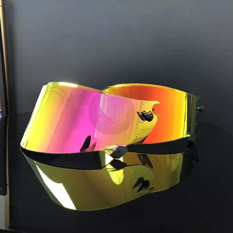 Motocicleta capacete viseira, lente anti-UV PC viseira, fumaça escura, substituição para Shark Race-R modelo Pro GP