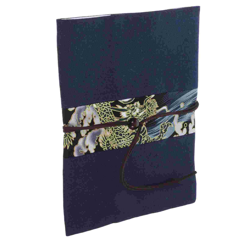 Protetor De Livro De Pano Macio, Capa ajustável do caderno, Flower Pattern Hardcover, A5 Notebook Protector