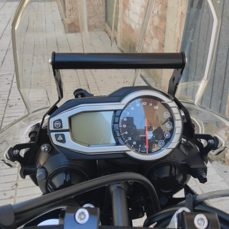 Suporte do telefone da navegação do GPS da motocicleta, suporte do smartphone, 12mm, 22mm, ajuste para o tigre 800, tigre 800, XC, XR, XCX, XRX, 2013, 2014-2017