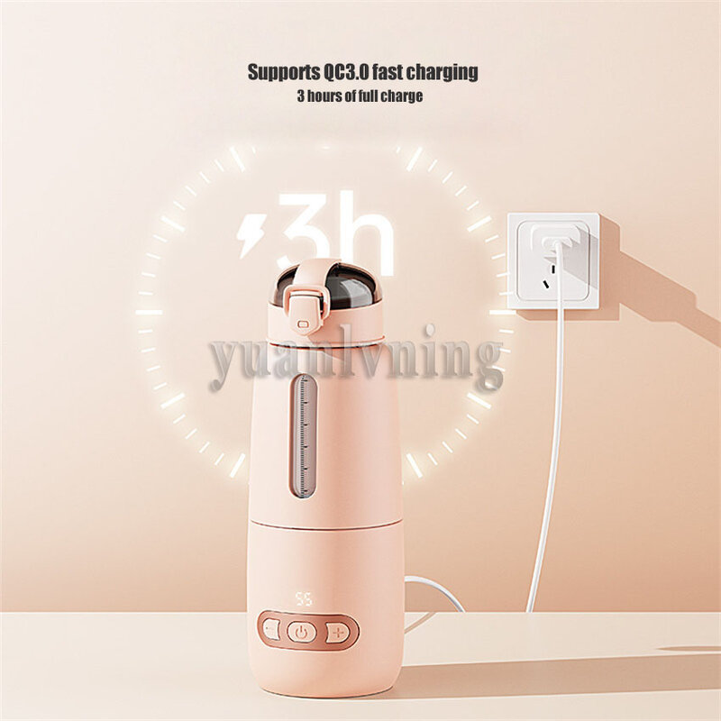 Portable Milk Mixer Large Capacity Insulation Milk Regulator Go Out To Carry Milk Special Charging Fast And Easy To Use