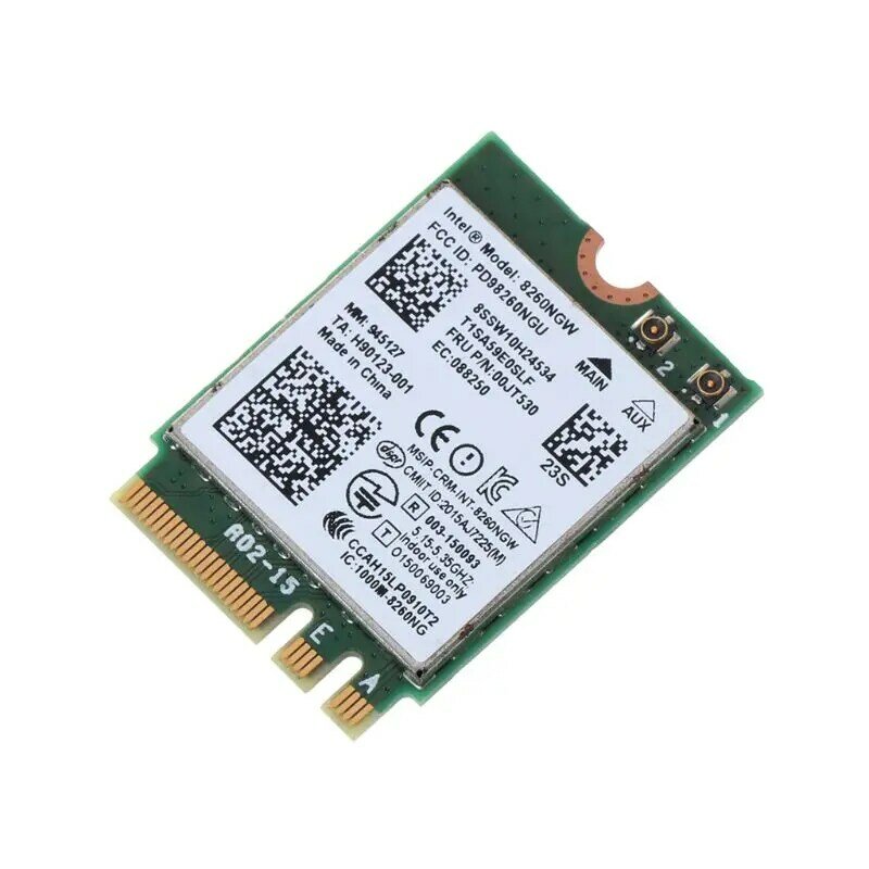 Mini tarjeta inalámbrica PCI para EXPRESS 8260NGW 00JT530 Wi-Fi 802.11b/GN PD98260NGU PCIE compatible con Bluetooth para lenovo Dropship