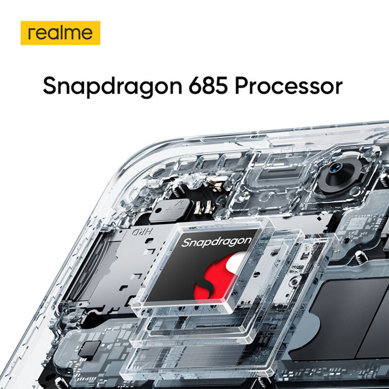 Realme 스냅드래곤 685 프로세서, AI 카메라, 6,72 인치, 90Hz 디스플레이, SUPERVOOC 충전, 5000mAh 배터리, 33W, C67, 108MP, 신제품