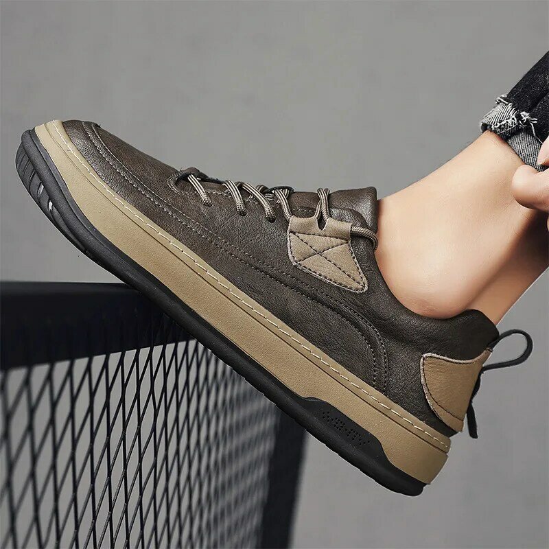 Мужские кроссовки, новинка 2024, повседневная обувь, высококачественные роскошные кроссовки на платформе для мужчин, мужские кроссовки на весну/осень, Мужская обувь в стиле ретро