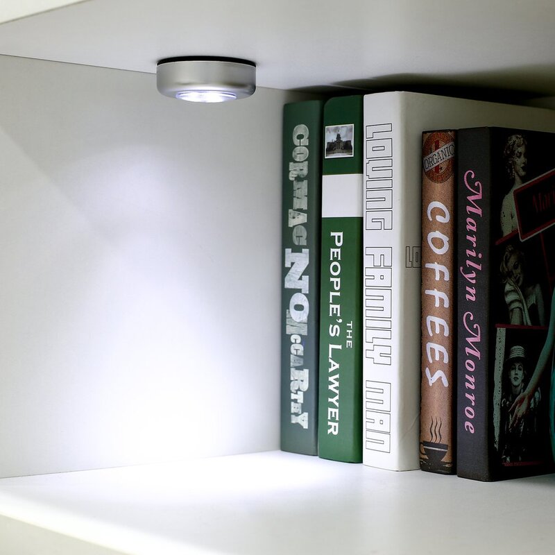 Minilámpara LED de noche con Control táctil, luz para armario, dormitorio, escaleras, cocina, debajo del armario