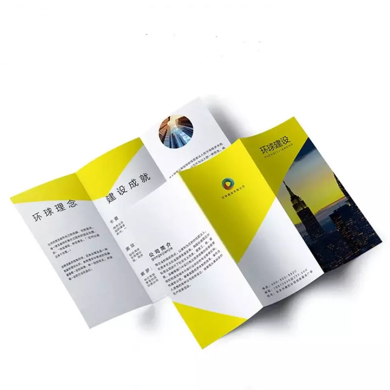 Producto personalizado, impresión de folleto, soporte para folleto, servicio de mensajería A5, diseño de etiquetas colgantes digitales