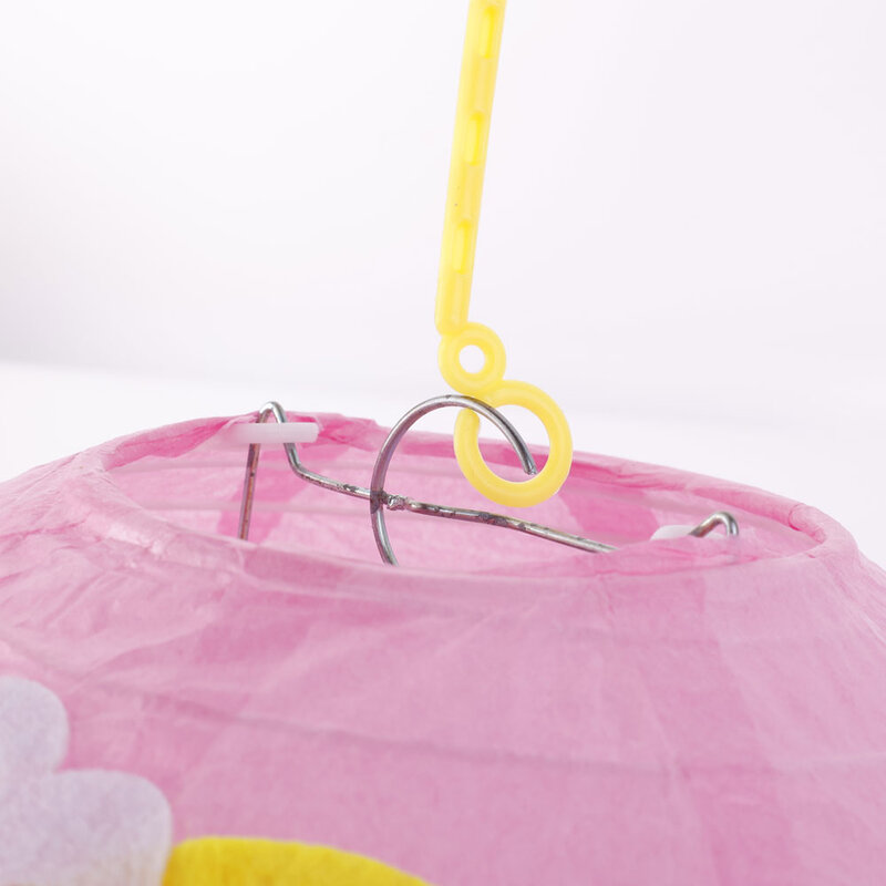 Lanterne ronde en papier de dessin animé, lanterne de Festival chinois, bricolage, pour mariage, anniversaire, fête prénatale, fournitures de fête, décoration, 20cm