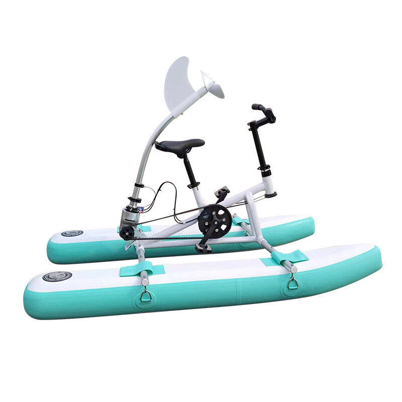 Kinder Stil aufblasbare hochwertige PVC Single Bike Freizeit Wasser pedal Boote zu verkaufen