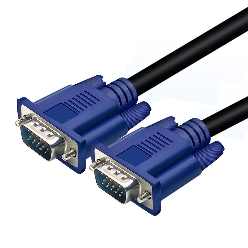 Kabel VGA Monitor komputerowy projektor telewizyjny kabel HD wideo VGA przedłużacz 1.5/3/5/metrów 1440*900P