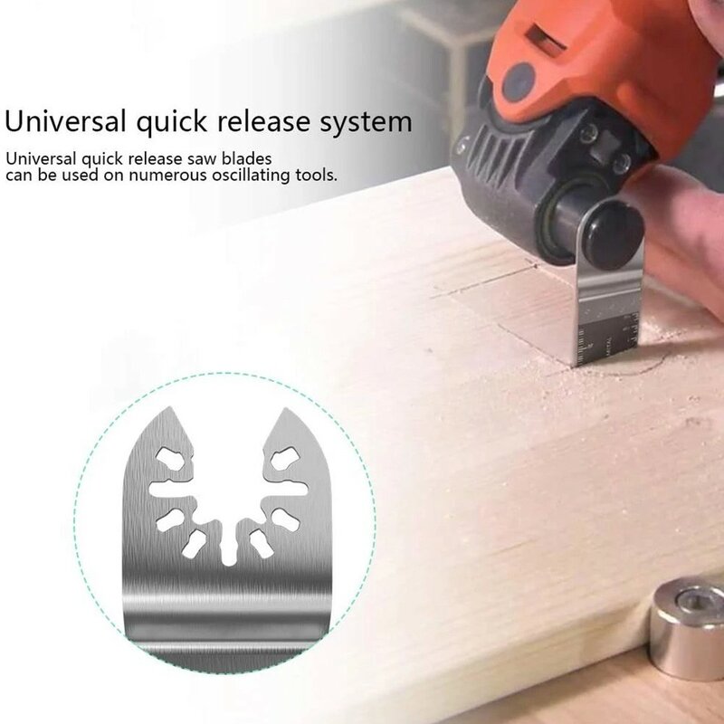Hoja de sierra oscilante Universal bimetálica, herramienta múltiple para corte de madera y Metal, accesorios para herramientas eléctricas, 34mm