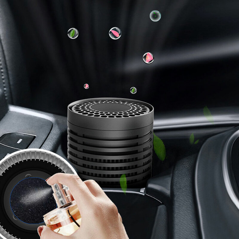 Low Noise Operation Car Air Purifier With Convenient USB Interface Magnetic Motor ABS Remove Odor