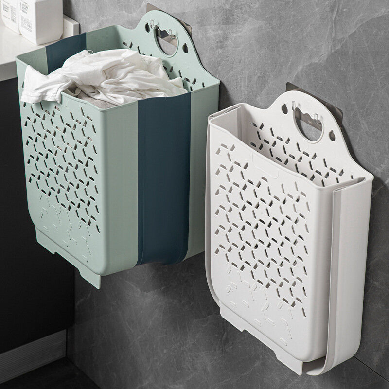 Большая складная Современная Минималистичная корзина для грязной одежды для дома и ванной комнаты настенная корзина для белья