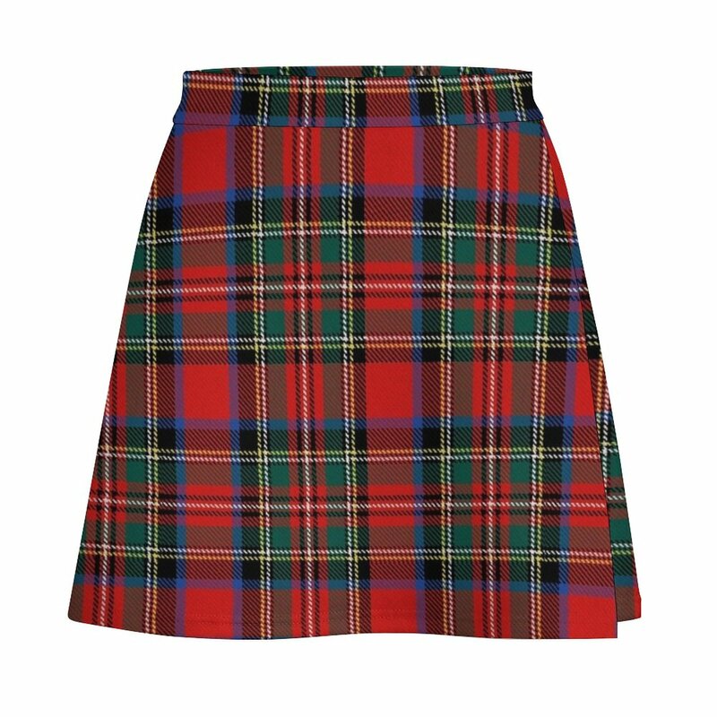 Mini jupe Tartan Stuart Outlander pour femme, vêtements coréens, 343