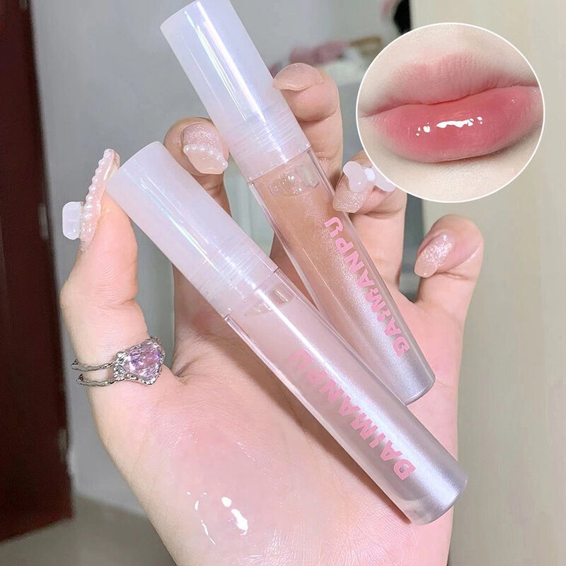 Lip Oil idratante rimpolpante Lip Coat Clear Lip Glaze Makeup per rossetto Lipgloss colorato Clear Lip Plumper Serum