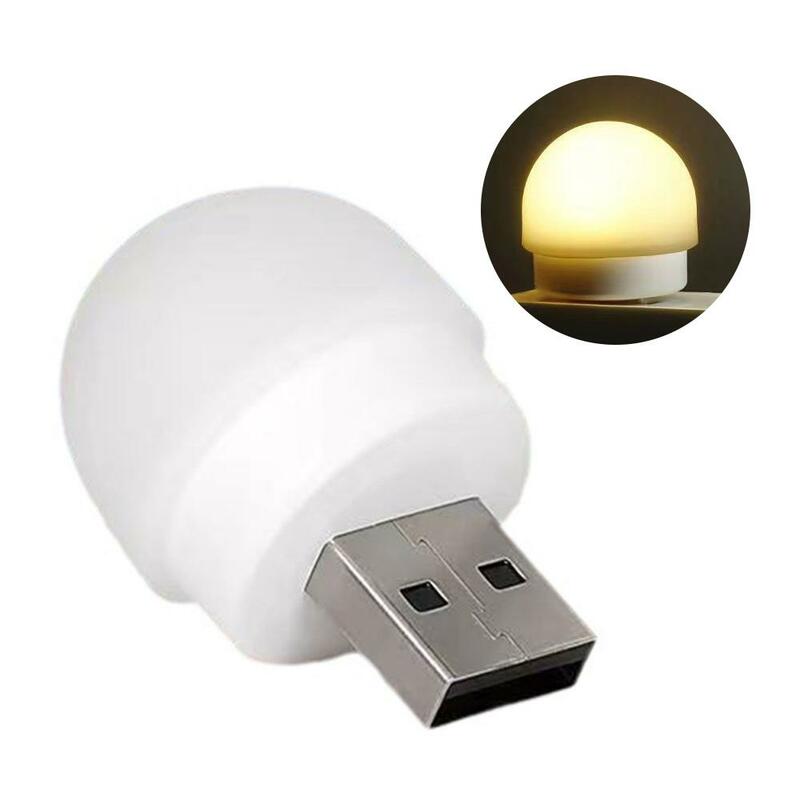 Lampka USB Przenośna lampka do ochrony oczu Super Mini Moc Jasna lampka nocna Lampka bankowa LED Przenośna lampa do sypialni O0T4