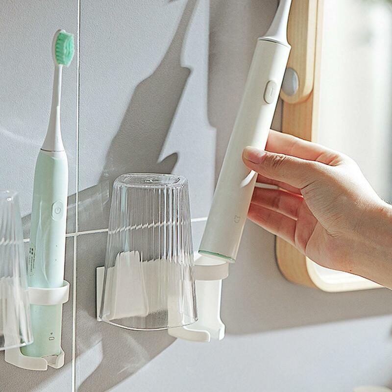 Wall Hanging Toothbrush Holder e Cup para Banheiro, RV Shower