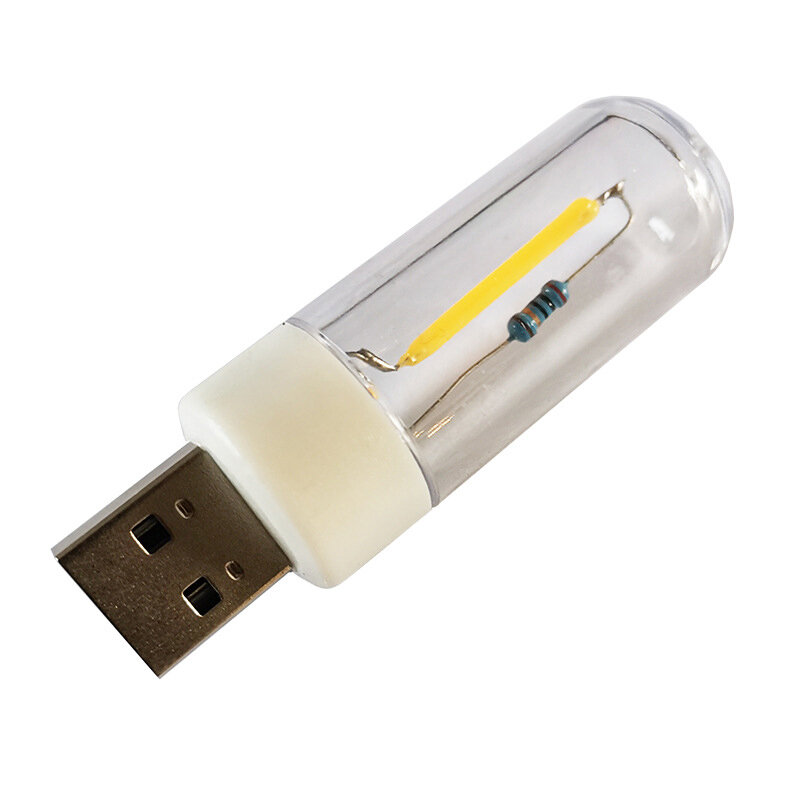 مصباح تخييم LED USB محمول ، إضاءة ليلية ، خيوط ، إضاءة ، USB ، شحن ، كنز ، دفتر ملاحظات ، مصباح طاقة محمول ، 5 فولت ، 1 فولت