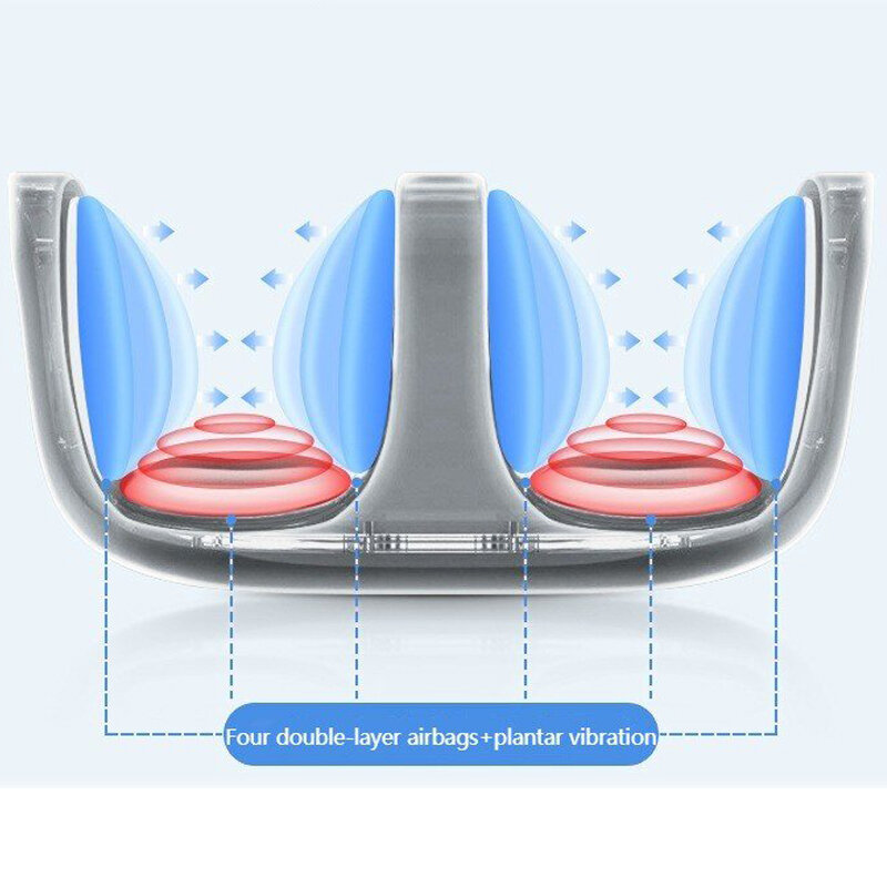 Leg And Knee Massager Warm Vibration Airbag Electric Heating Pads Hot Compress Massager Knee Pain Relieve Fatigue Beauty Healthy