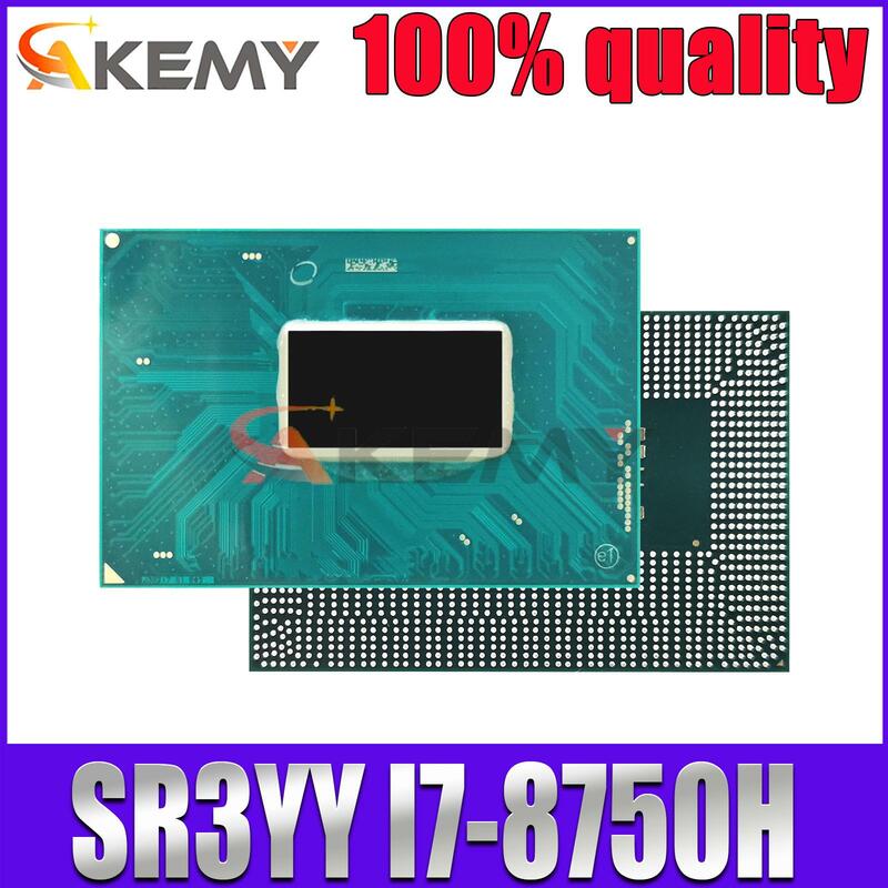 I7 100% H SR3YY I7-8750H, Chipset BGA, prueba 8750
